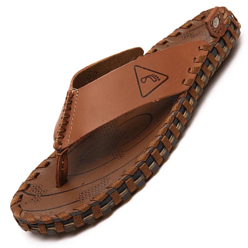 2019 summer new solid color suede leather men's slippers shoes Men retro flip flops slippers Cool Breathable Beach sandalias
2019 summer new solid color suede leather men's slippers shoes Men retro flip flops slippers Cool Breathable Beach sandalias