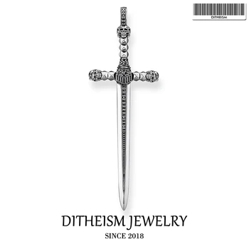 Skull Sword Pendants, 2018 New Fashion Jewelry 925 Sterling Silver Blackened Punk Gift For Women Men Boy Girls Fit Necklace
Skull Sword Pendants, 2018 New Fashion Jewelry 925 Sterling Silver Blackened Punk Gift For Women Men Boy Girls Fit Necklace