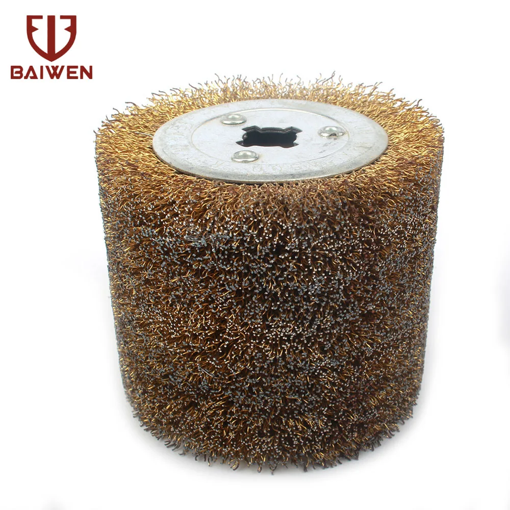 Copper Coated Steel Wire Drawing Polishing Wheel Metal Removal Grinding Abrasive Tool 100mmx120mm 0.5 Wire
Copper Coated Steel Wire Drawing Polishing Wheel Metal Removal Grinding Abrasive Tool 100mmx120mm 0.5 Wire