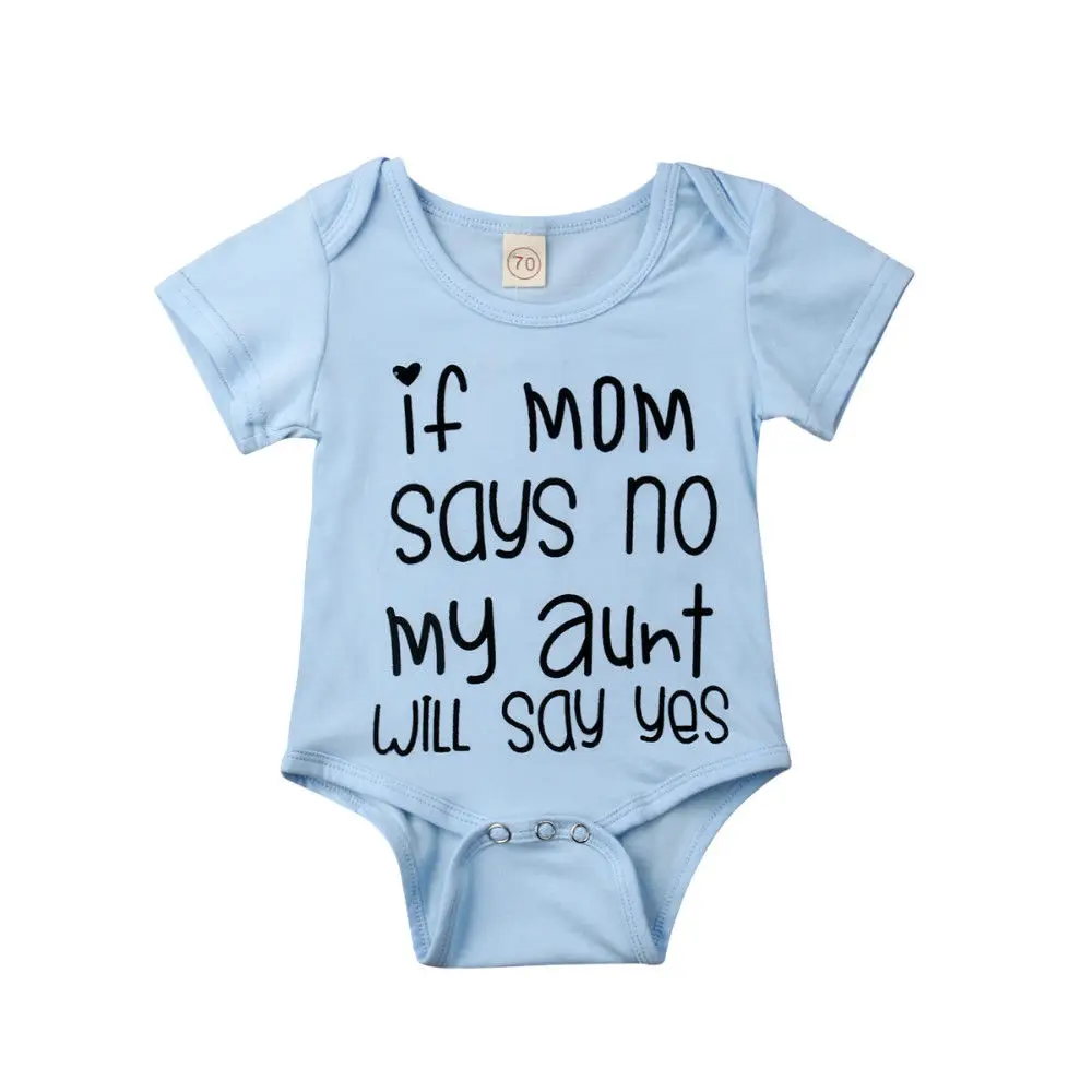 2019 Newest Style Infant Newborn Baby Boy Girl Summer Letter Print Adorable Romper Clothes Outfit Jumpsuit Playsuit Black Blue
2019 Newest Style Infant Newborn Baby Boy Girl Summer Letter Print Adorable Romper Clothes Outfit Jumpsuit Playsuit Black Blue