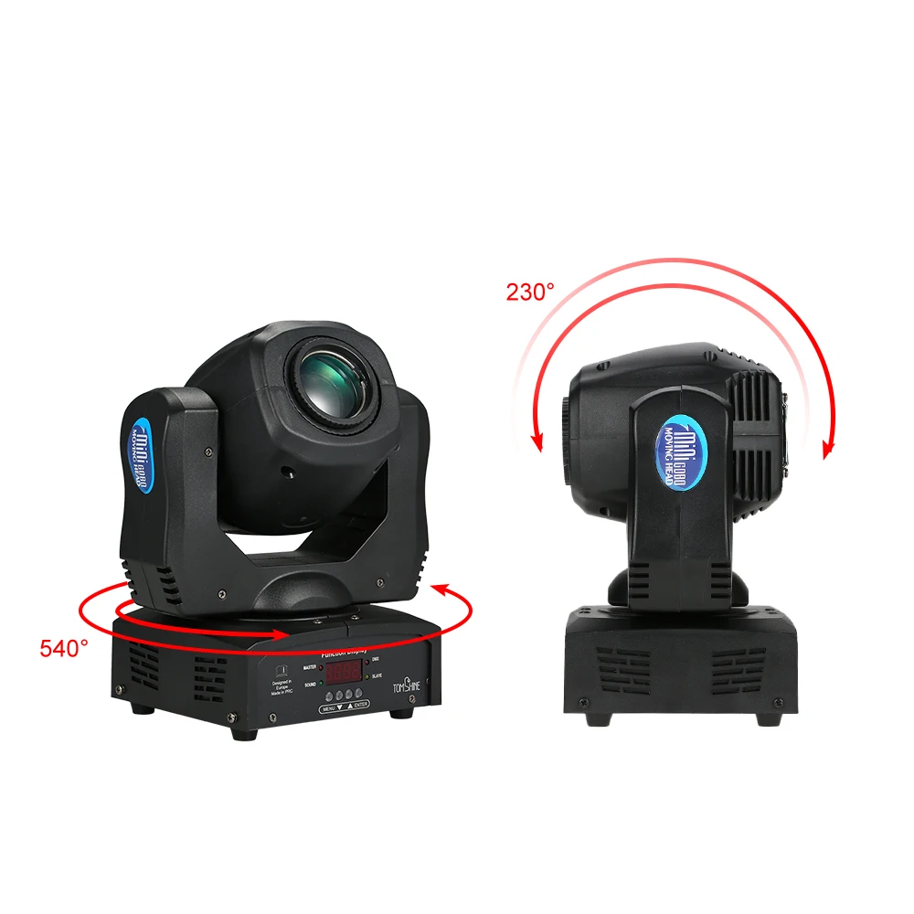 9 / 11 Channels Disco KTV Party Party 80W DMX512 Auto Rotating Rainbow 8Colors Head Moving Light LED Stage Gobo Pattern Lamp
9 / 11 Channels Disco KTV Party Party 80W DMX512 Auto Rotating Rainbow 8Colors Head Moving Light LED Stage Gobo Pattern Lamp