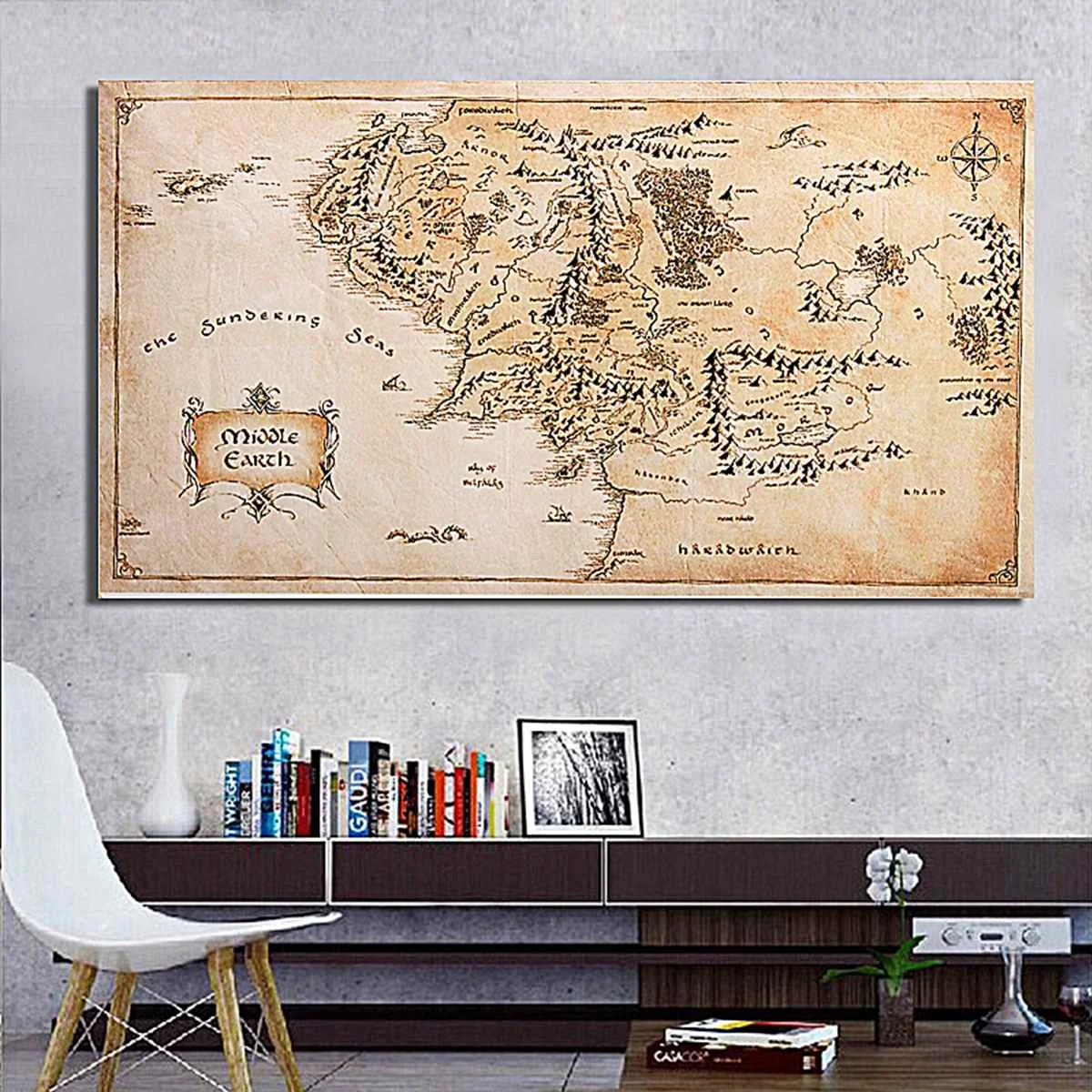 Vintage Design Map Middle Earth Silk Cloth Poster Living Room Home Bar Posters Decor Art Painting Craft Gift Unframed 110x60cm
Vintage Design Map Middle Earth Silk Cloth Poster Living Room Home Bar Posters Decor Art Painting Craft Gift Unframed 110x60cm