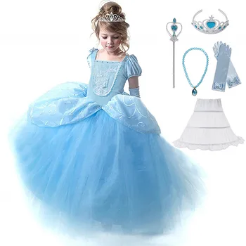 Fancy Cinderella Costume for Girls Street Cosplay Parade Carnival Dress Cinderella Party Ball Gown Kids Summer Photography Frock
Fancy Cinderella Costume for Girls Street Cosplay Parade Carnival Dress Cinderella Party Ball Gown Kids Summer Photography Frock