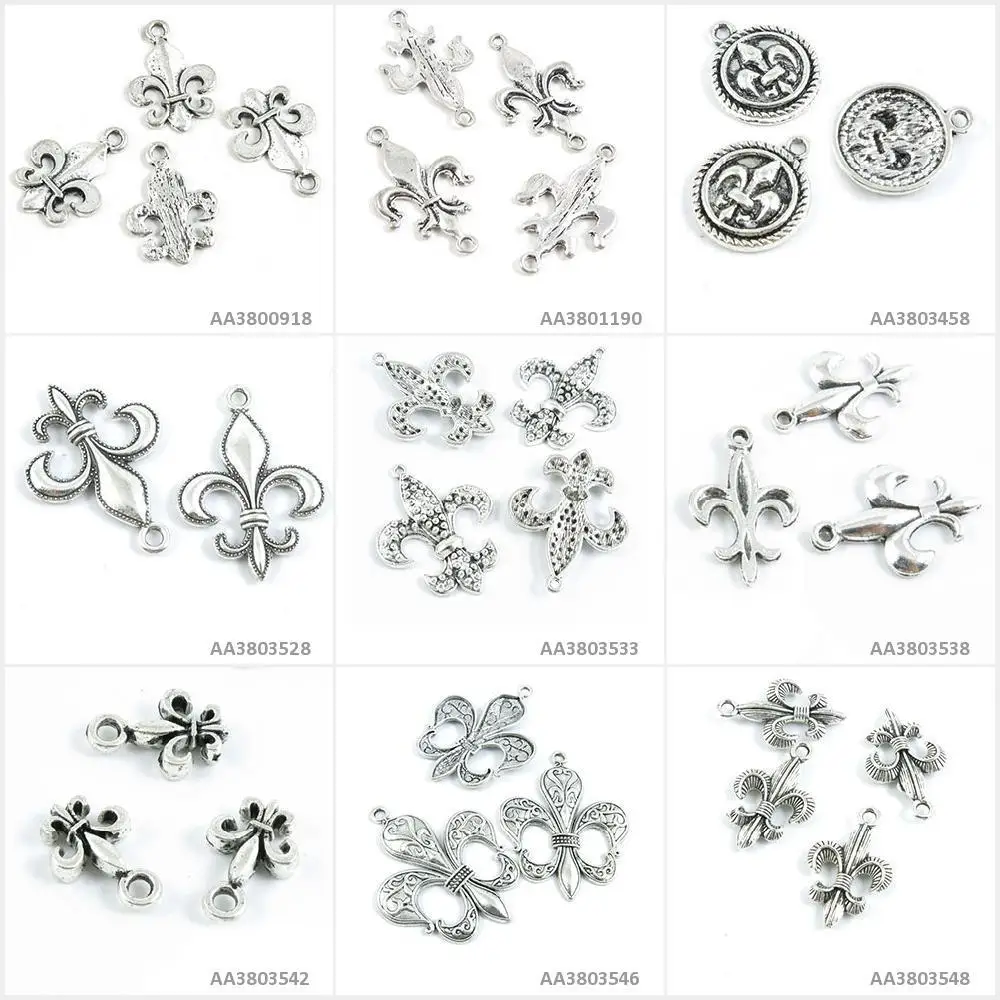 Antique Silver Tone Jewelry Making Charms Fleur De Lis Iris Lily Connector Bracelet Pendant Necklace
Antique Silver Tone Jewelry Making Charms Fleur De Lis Iris Lily Connector Bracelet Pendant Necklace