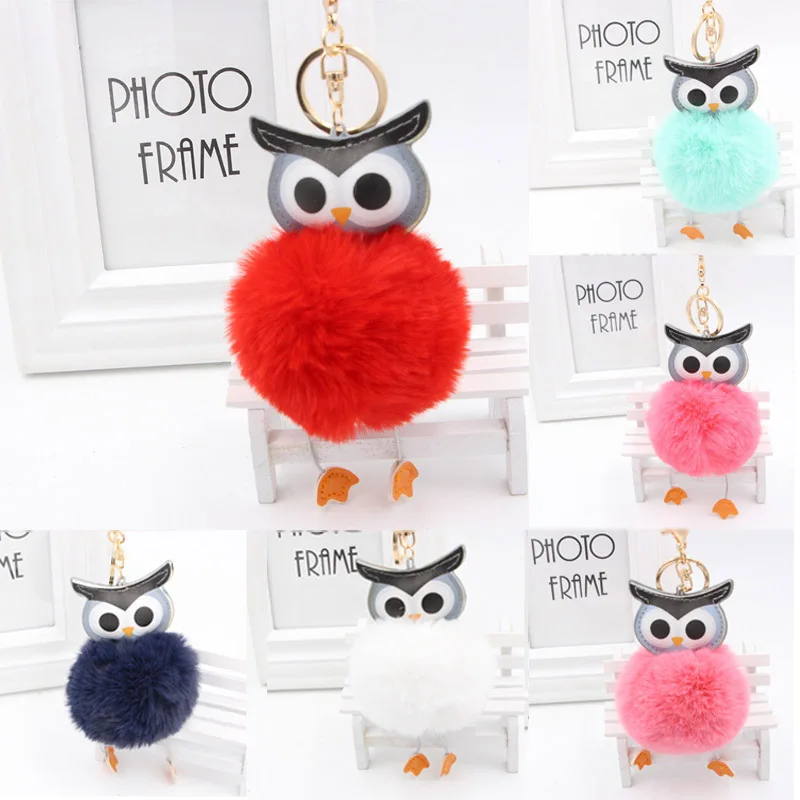2019 New Hot Sale 1PC Animal Leather Rabbit Fur Keychain Cute Owl Pompom Bag Key Ring
2019 New Hot Sale 1PC Animal Leather Rabbit Fur Keychain Cute Owl Pompom Bag Key Ring