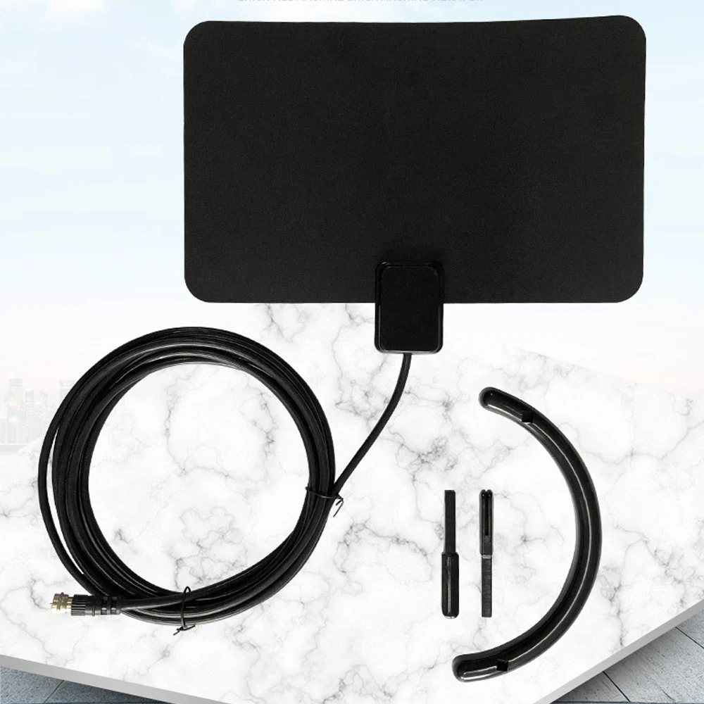 Koqit HDTV Digital TV Antenna 5DB Gain VHF UHF 30Miles DVB T DVB-T2 ATSC ISDB-T Antena Slim TV Aerial Surf Free Indoor Antenna
Koqit HDTV Digital TV Antenna 5DB Gain VHF UHF 30Miles DVB T DVB-T2 ATSC ISDB-T Antena Slim TV Aerial Surf Free Indoor Antenna