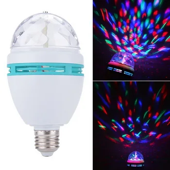 Hot Sale E27 3w Colorful Rotating Rgb Led Stage Light Bulb Chrismas Party Voice-activated For Bars Disco Ballroom Ktv Home Decor 
Hot Sale E27 3w Colorful Rotating Rgb Led Stage Light Bulb Chrismas Party Voice-activated For Bars Disco Ballroom Ktv Home Decor