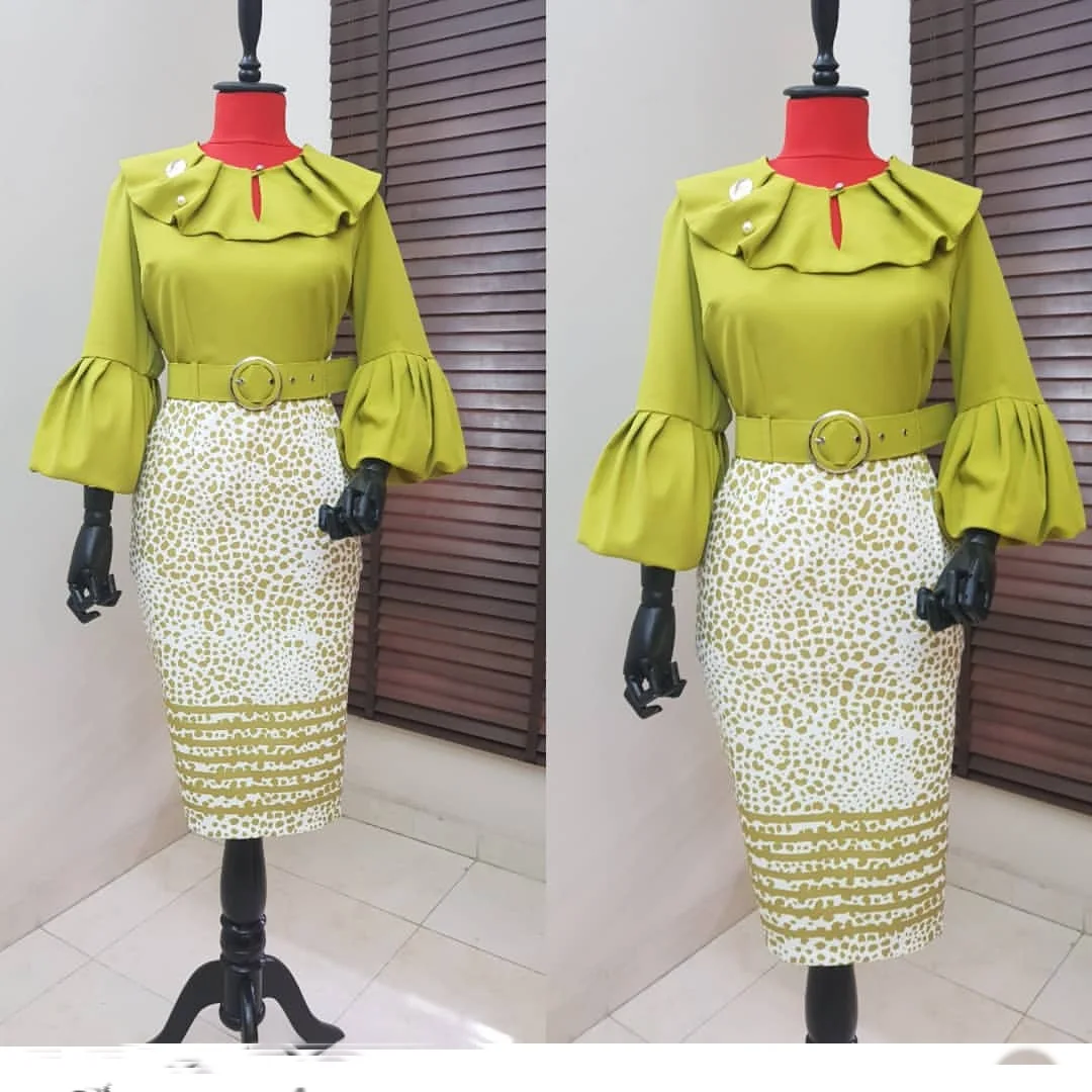 Women Dress Modest Classy Office Ladies Fashion Fake Two Pieces Sets Patchwork Print Elegant Slim Tunic Femme Robe Spring Summer
Women Dress Modest Classy Office Ladies Fashion Fake Two Pieces Sets Patchwork Print Elegant Slim Tunic Femme Robe Spring Summer