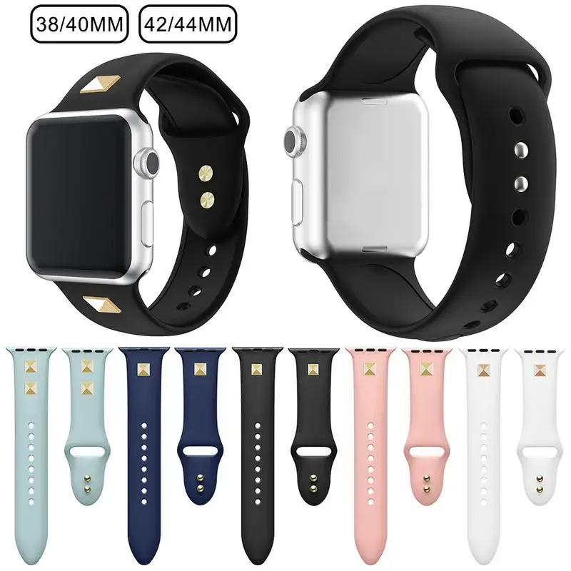 Silicone Replacement Watchband Sports Wrist Strap Watch Band For Apple Watch IWatch 1 2 3 4 Series 38MM 42MM 40MM 44MM
Silicone Replacement Watchband Sports Wrist Strap Watch Band For Apple Watch IWatch 1 2 3 4 Series 38MM 42MM 40MM 44MM