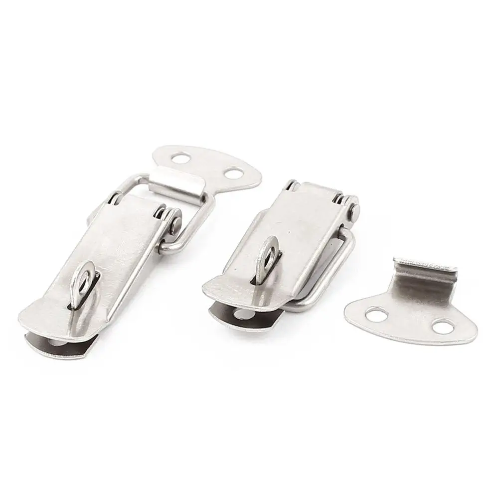 BMBY-2x Case Chest Spring Loaded Draw Lock stainless steel Toggle Latch Hasp Silver
BMBY-2x Case Chest Spring Loaded Draw Lock stainless steel Toggle Latch Hasp Silver