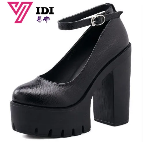 YIDI 2019 New Spring Autumn Casual High-heeled Shoes Sexy Ruslana Korshunova Thick Heels Platform Pumps Black White
YIDI 2019 New Spring Autumn Casual High-heeled Shoes Sexy Ruslana Korshunova Thick Heels Platform Pumps Black White