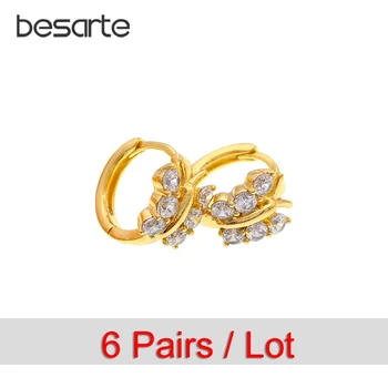 6Pair/Lot Cute Butterfly Hoop Earings Baby Earrings Women Boucle Oreille Bebe Aros Orecchini Donna Baby Oorbel Bebek Kupe E1833
6Pair/Lot Cute Butterfly Hoop Earings Baby Earrings Women Boucle Oreille Bebe Aros Orecchini Donna Baby Oorbel Bebek Kupe E1833