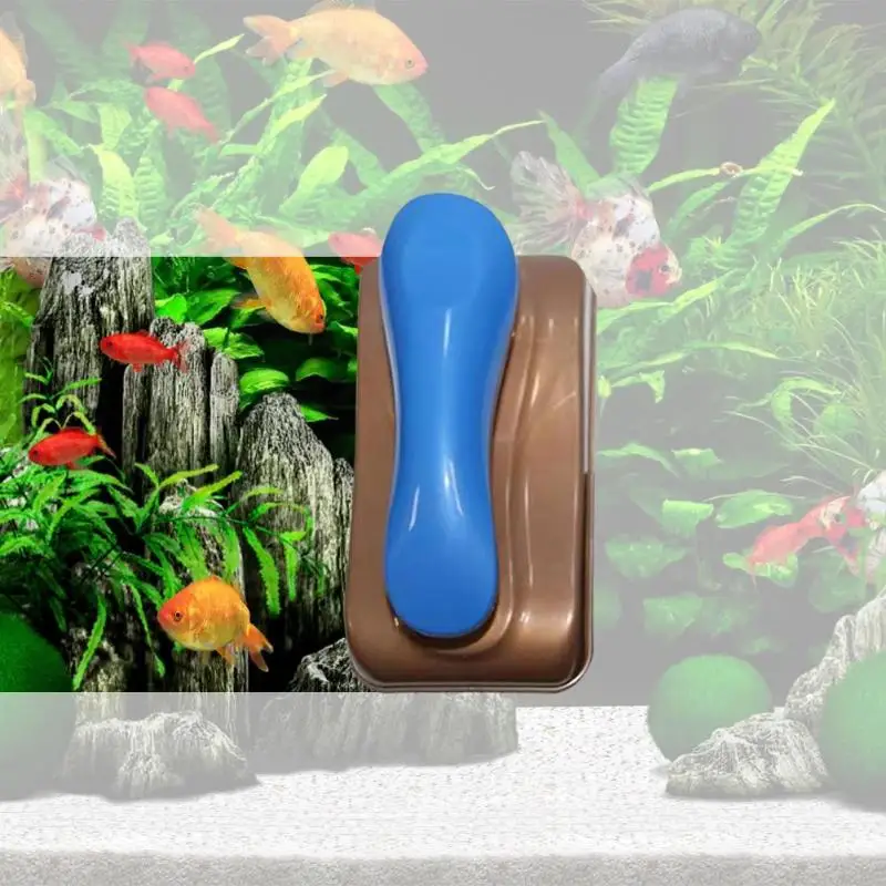 Magnetic Aquarium Fish Tank Cleaner Floating Clean Glass Window Algae Scraper Cleaner Brush with Handle Design S/M/L Sizes
Magnetic Aquarium Fish Tank Cleaner Floating Clean Glass Window Algae Scraper Cleaner Brush with Handle Design S/M/L Sizes