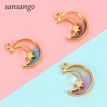 10pcs Dream Moon Charms 3 Colors Enamel Pendants Charms For Jewelry Making Fit Bracelet Beads DIY Earring Necklace Cute Keychain
10pcs Dream Moon Charms 3 Colors Enamel Pendants Charms For Jewelry Making Fit Bracelet Beads DIY Earring Necklace Cute Keychain
