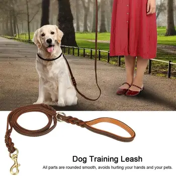 High Quality Dog Leash Harness Leather Training Leash Pet Dog Puppy Walking Running Leashes Training Rope For Pet Dogs Supplies
High Quality Dog Leash Harness Leather Training Leash Pet Dog Puppy Walking Running Leashes Training Rope For Pet Dogs Supplies