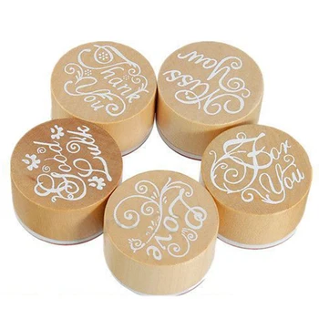 Vintage Wooden Rubber Stamp Box Case + Inkpad Floral Letters Number Wishes Craft - 5Pcs Wishes Floral Stamps 
Vintage Wooden Rubber Stamp Box Case + Inkpad Floral Letters Number Wishes Craft - 5Pcs Wishes Floral Stamps