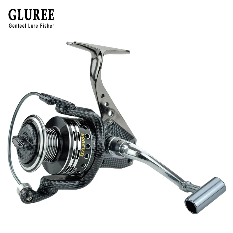 GLUREE Full Metal Fishing Spinning Reel 13+1BB 5.5:1 Saltwater Carp Fishing Reel Metal Line Cup Left/Right Handle BA1000~BA7000
GLUREE Full Metal Fishing Spinning Reel 13+1BB 5.5:1 Saltwater Carp Fishing Reel Metal Line Cup Left/Right Handle BA1000~BA7000