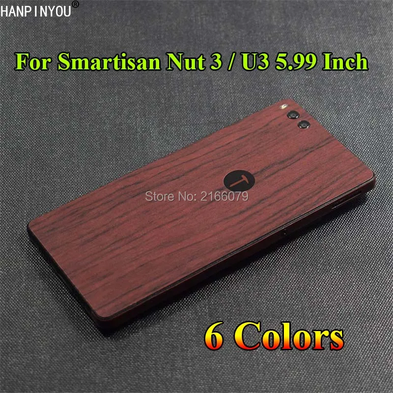 For Smartisan Nut 3 Nut3 / U3 5.99" Fashion Full Body Cover 3D Imitation Wood Grain Protection Skin Decal Sticker (Not a Case) |
