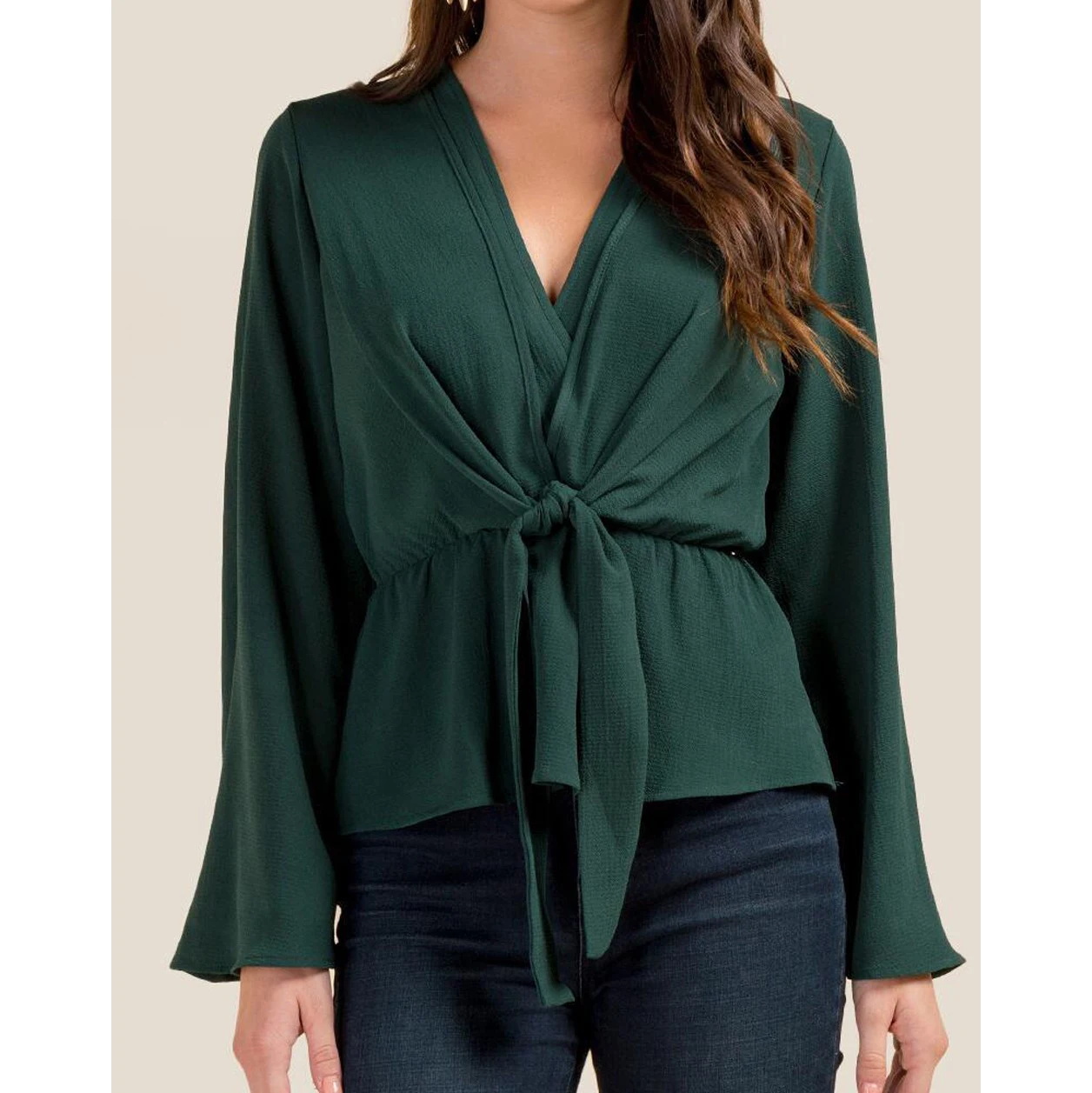 Women Sexy Wrapped Tied Tops Summer V-Neck Long Sleeve New Women'S Blouses Female Casual Streetwear Shirts Tops Blusas
Women Sexy Wrapped Tied Tops Summer V-Neck Long Sleeve New Women'S Blouses Female Casual Streetwear Shirts Tops Blusas