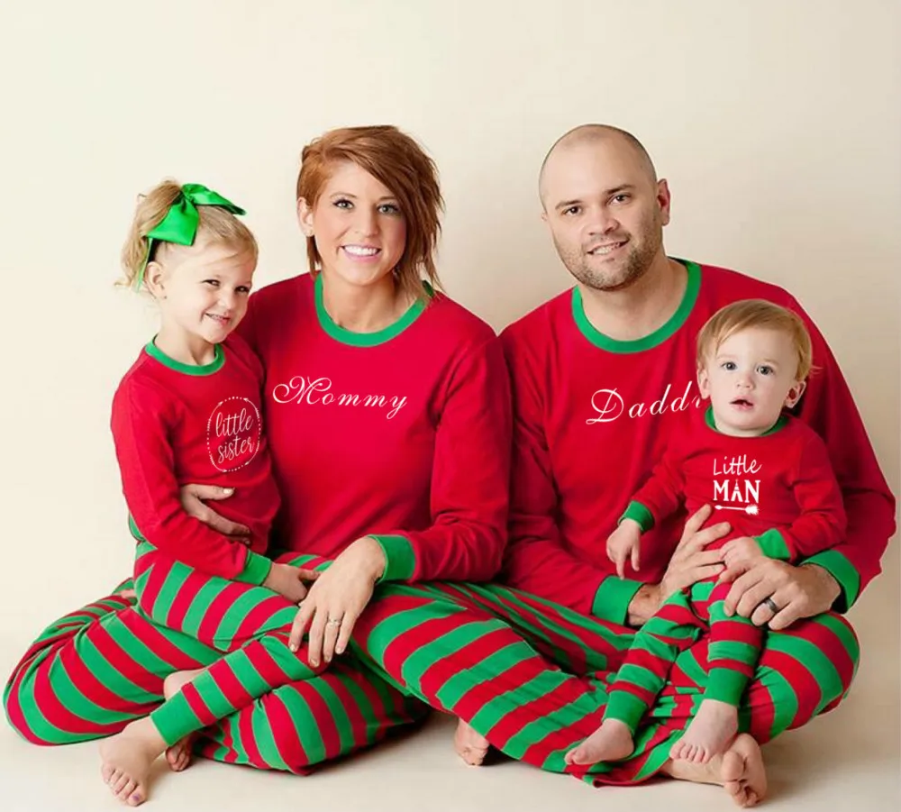 Uguest Christmas Cartoon Parent-child Suit Home Service Parent-child Children Sleepwear Homewear Striped Mom Dad Baby Set
Uguest Christmas Cartoon Parent-child Suit Home Service Parent-child Children Sleepwear Homewear Striped Mom Dad Baby Set