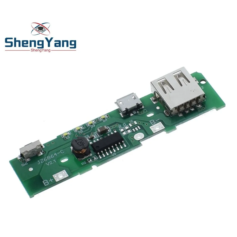 ShengYang 5V 1A Power Bank Charger Module Charging Circuit Board Step Up Boost Power Module For Xiaomi Mobile Power Bank DIY
ShengYang 5V 1A Power Bank Charger Module Charging Circuit Board Step Up Boost Power Module For Xiaomi Mobile Power Bank DIY