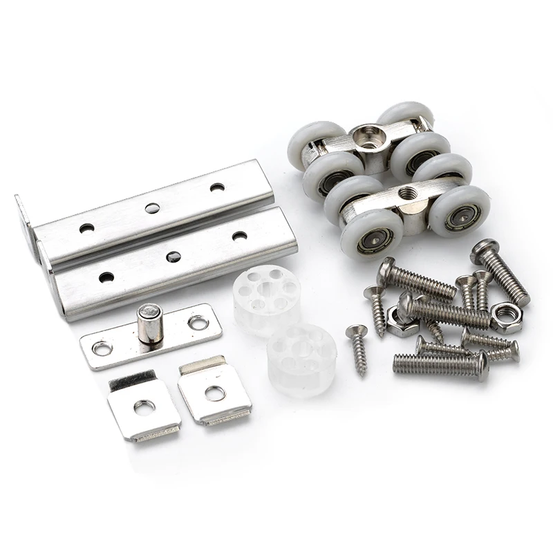 2Set Stainless Steel Sliding Door Roller Bear Home Room Wardrobe Wood Door Hanging Wheels For Furniture Hardware Wheel 30Kg
2Set Stainless Steel Sliding Door Roller Bear Home Room Wardrobe Wood Door Hanging Wheels For Furniture Hardware Wheel 30Kg