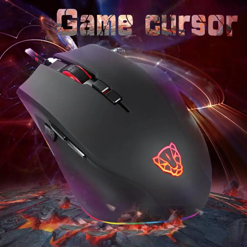 V80RGB Professional Breathing Optical Wired Gaming Mouse 5000 DPI Adjustable Optical Sensor with 8 Programmable Buttons
V80RGB Professional Breathing Optical Wired Gaming Mouse 5000 DPI Adjustable Optical Sensor with 8 Programmable Buttons