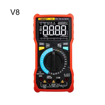 V8 Dual Mode True RMS Digital Multimeter Auto Range 8000 Counts Display V.F.C Inverter Measurement Analog Bar Graph
V8 Dual Mode True RMS Digital Multimeter Auto Range 8000 Counts Display V.F.C Inverter Measurement Analog Bar Graph