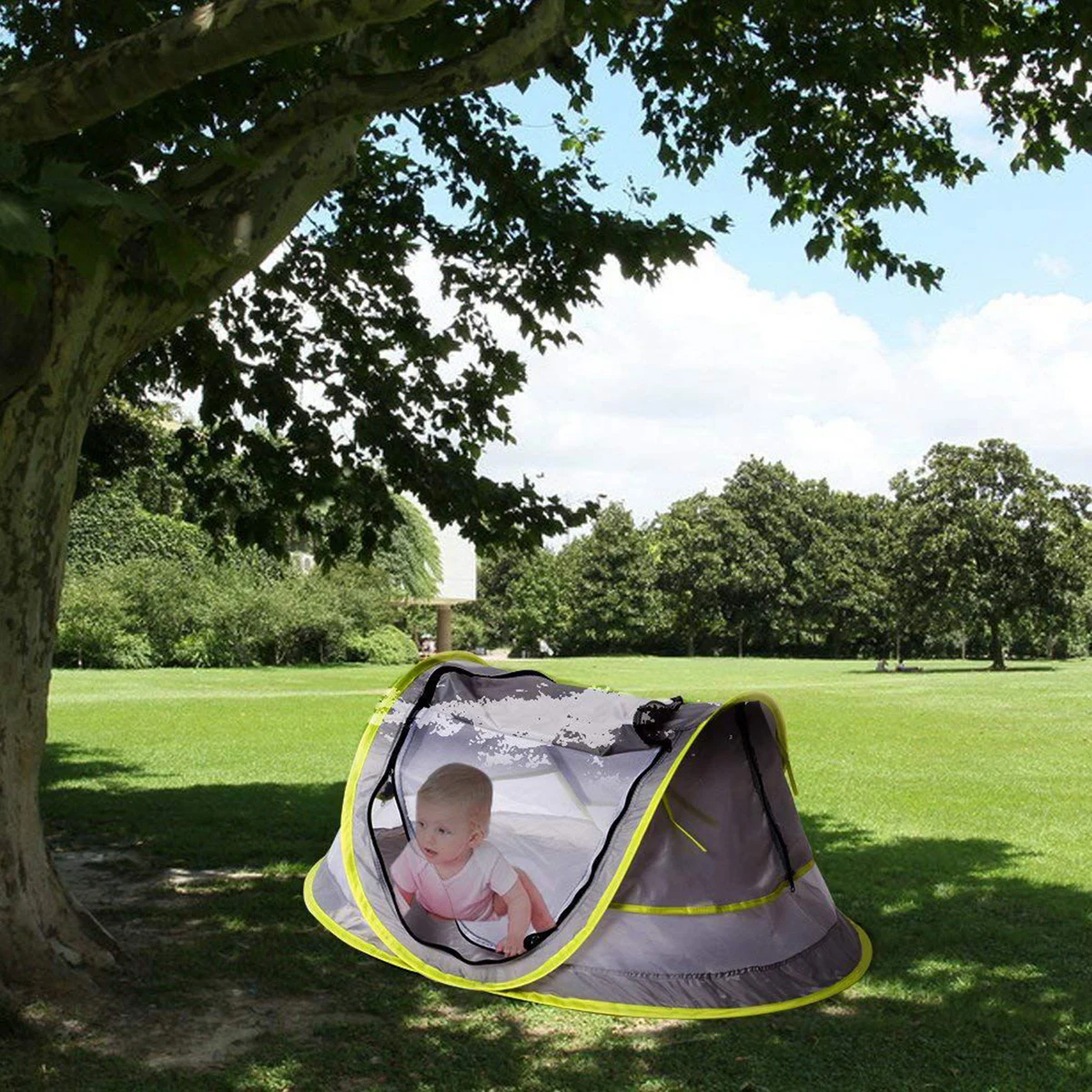 Portable Waterproof Baby Travel Tent Bed Baby UV Sun Shelters Tent Pop Up Beach Tent Play Tent with 3 Pegs Picnic Garden Home
Portable Waterproof Baby Travel Tent Bed Baby UV Sun Shelters Tent Pop Up Beach Tent Play Tent with 3 Pegs Picnic Garden Home