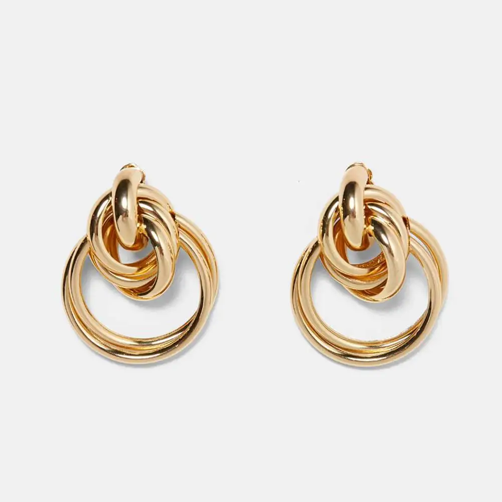 Flatfoosie Punk Round Big Stud Earrings For Women Shiny Gold Silver Color Large Circle Statement Alloy Earring Fashion Jewelry
Flatfoosie Punk Round Big Stud Earrings For Women Shiny Gold Silver Color Large Circle Statement Alloy Earring Fashion Jewelry