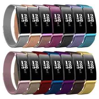 Stainless Steel Smart Watchband Strap For Fitbt Inspire HR Activity Tracker Milanese Stainless Steel Strap Replacement Strap
Stainless Steel Smart Watchband Strap For Fitbt Inspire HR Activity Tracker Milanese Stainless Steel Strap Replacement Strap