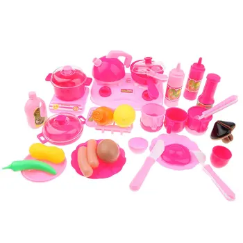 33Pcs Plastic Simulation Miniature Kitchen Toy Pretend Play Role Playing Game Educational Toys Birthday Gift for Children Kids
33Pcs Plastic Simulation Miniature Kitchen Toy Pretend Play Role Playing Game Educational Toys Birthday Gift for Children Kids