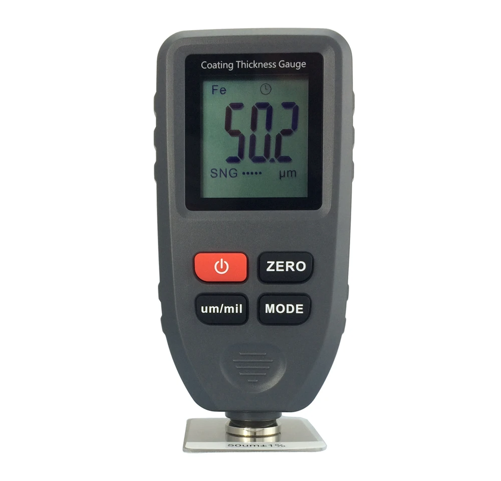 TC-100 Digital Coating Thickness Gauage Tester Ultra Precision 0.1um Resolution Measuring Fe/NFe Coatings Car Paint 0~1300um
TC-100 Digital Coating Thickness Gauage Tester Ultra Precision 0.1um Resolution Measuring Fe/NFe Coatings Car Paint 0~1300um
