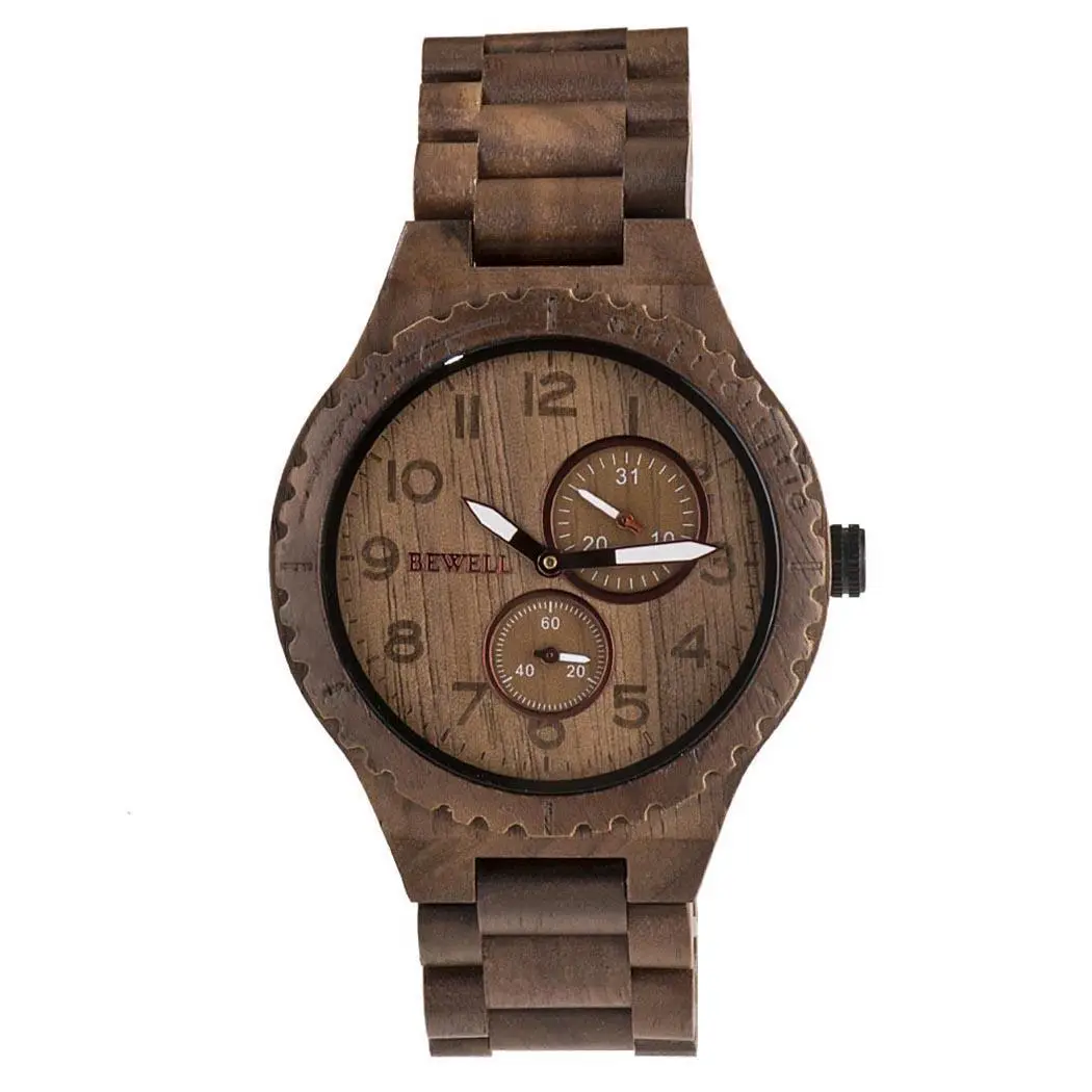 Men Fashion Wood Band Round Analog Pointer Quartz Easy To Read Wrist Complete Schedule Watch Bracelet Bangle
Men Fashion Wood Band Round Analog Pointer Quartz Easy To Read Wrist Complete Schedule Watch Bracelet Bangle