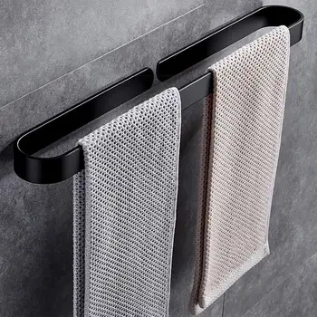 Towel Rack Single Pole Bathroom Pendant Tower Bar Free Punching Simple And stylish Modernized Bathroom
Towel Rack Single Pole Bathroom Pendant Tower Bar Free Punching Simple And stylish Modernized Bathroom