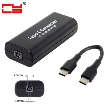 Jimier Type-C USB-C Power Plug to DC 4.5*3.0mm Jack HP Dell Input Charged Cable 45w for Mac book Lap top Cell Phone Tablet
Jimier Type-C USB-C Power Plug to DC 4.5*3.0mm Jack HP Dell Input Charged Cable 45w for Mac book Lap top Cell Phone Tablet