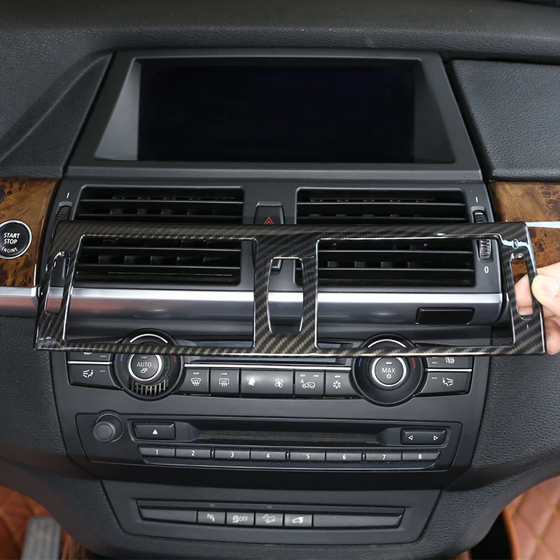 For BMW X5 E70 2008-2013 Car Accessories Carbon Fiber ABS Center Air Conditioning Vent Frame Trim 1 Pcs
For BMW X5 E70 2008-2013 Car Accessories Carbon Fiber ABS Center Air Conditioning Vent Frame Trim 1 Pcs