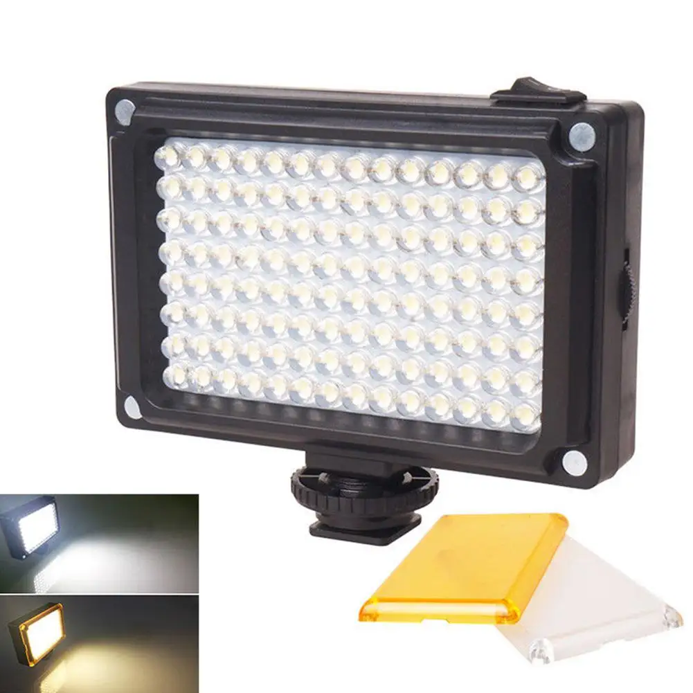 

96 LED Video Light On-camera Photo Studio Lighting Hot Shoe LED Lamp Vlog Fill Light For Phone Camcorder Canon Nikon DSLR Camera