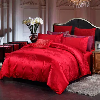 Luxury 4pcs Bedding Sets Jacquard Queen/King Size Embroidery bed set duvet cover bed sheet Pillow Case wedding Bedclothes
Luxury 4pcs Bedding Sets Jacquard Queen/King Size Embroidery bed set duvet cover bed sheet Pillow Case wedding Bedclothes