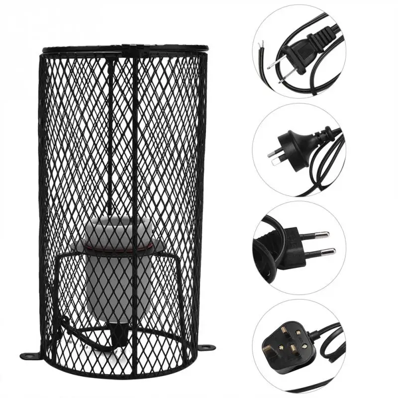 Pet Reptile Ceramic Heating Device with Lamp Shade Infrared Ceramic Material cage and Thermo-optic switch for Reptile Supplies
Pet Reptile Ceramic Heating Device with Lamp Shade Infrared Ceramic Material cage and Thermo-optic switch for Reptile Supplies