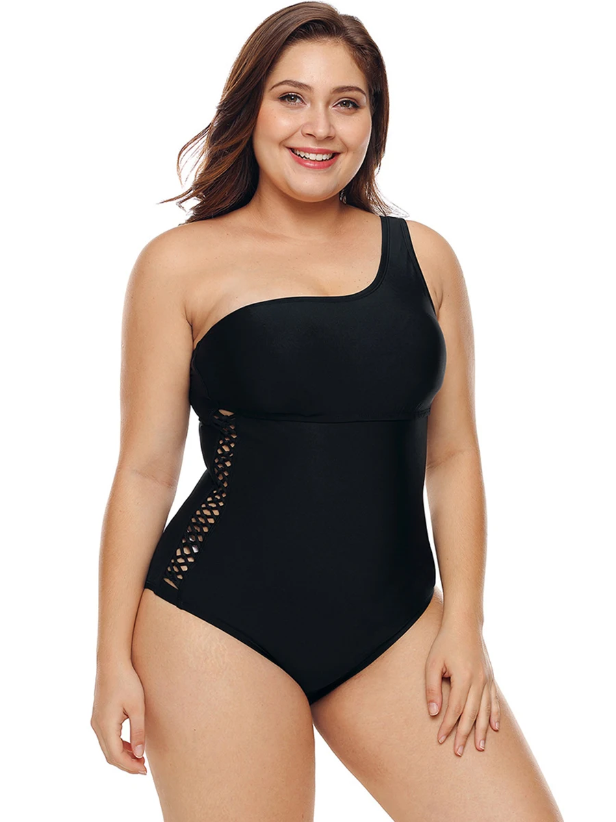Summer Women's Sexy Plus Size One-piece Wireless black Swimwear Bikini Bathing Suit
Summer Women's Sexy Plus Size One-piece Wireless black Swimwear Bikini Bathing Suit