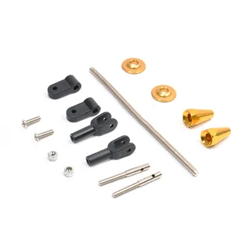 Servo Rocker M4x100mm Pull Rudder Angle 50-100CC Steering Gear Chuck Screw Pull Rod Arm for Oil Large Fixed Wing RC Airplane
Servo Rocker M4x100mm Pull Rudder Angle 50-100CC Steering Gear Chuck Screw Pull Rod Arm for Oil Large Fixed Wing RC Airplane