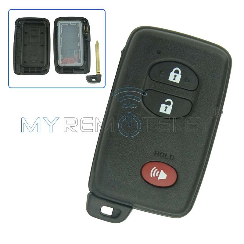 Remtekey Smart key case shell for Toyota Avalon Camry Highlander RAV4 3 button key replacement cover
Remtekey Smart key case shell for Toyota Avalon Camry Highlander RAV4 3 button key replacement cover