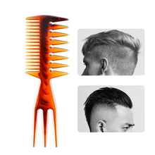 New 1PC Double Head Hair Brushes Big Teeth Comb for Men's Hair Styling Hairdressing Detangling Hairbrush Profession Barber Combs
New 1PC Double Head Hair Brushes Big Teeth Comb for Men's Hair Styling Hairdressing Detangling Hairbrush Profession Barber Combs