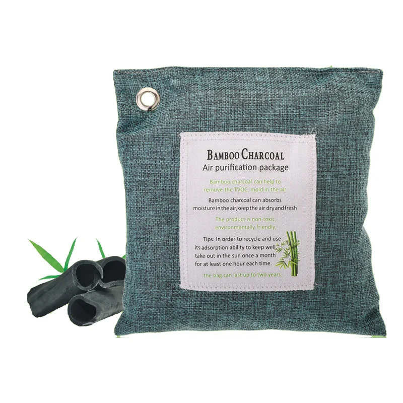 Air Purify Fresh Active Bamboo Charcoal Carbon Bags 500g Deodorizer Mold Odour 
Air Purify Fresh Active Bamboo Charcoal Carbon Bags 500g Deodorizer Mold Odour