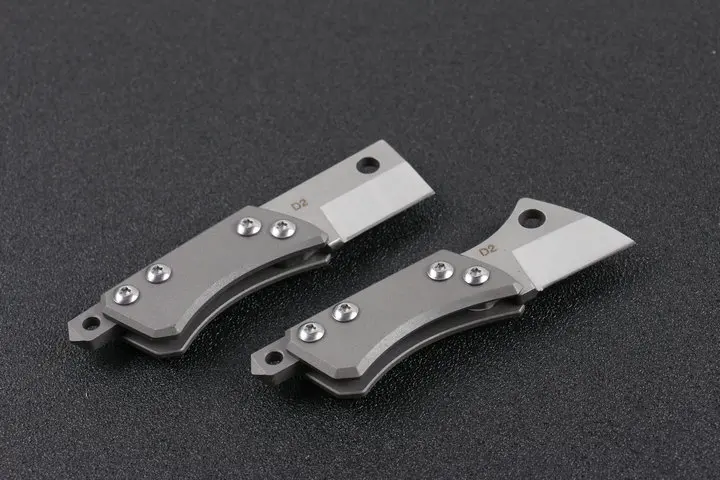 Titanium handle kitchen knife model fruit D2 blade CT-4 titanium knives keychain decoration cute gift tools
Titanium handle kitchen knife model fruit D2 blade CT-4 titanium knives keychain decoration cute gift tools
