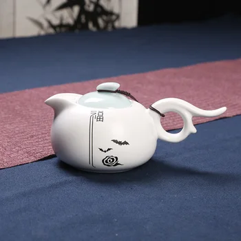 China teapot ceramic Jingdezhen applique ink white teapot Japanese kungfu tea set single product tea pot kettle teaware
China teapot ceramic Jingdezhen applique ink white teapot Japanese kungfu tea set single product tea pot kettle teaware