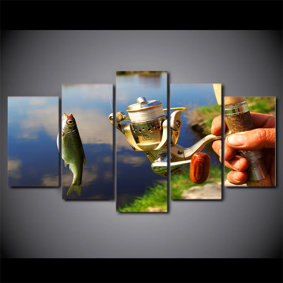 Canvas Home Decor Painting Frame Modular Fishing Rod Pictures HD Prints 5 Pieces Fishing Fish Poster Living Room Wall Art .
Canvas Home Decor Painting Frame Modular Fishing Rod Pictures HD Prints 5 Pieces Fishing Fish Poster Living Room Wall Art .