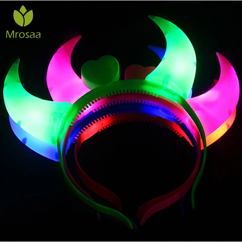 New Halloween Party Glowing Light LED Horn Flashing Head Band Christmas Party Bar Cosplay Props Supplies Lighting headband
New Halloween Party Glowing Light LED Horn Flashing Head Band Christmas Party Bar Cosplay Props Supplies Lighting headband