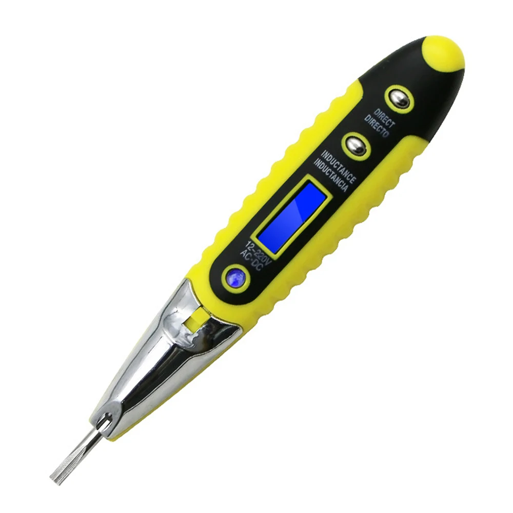 Wire Tracker with Night Sight Voltage Detector Tester Tool 12-220V LCD Digital Multiple Sensor AC DC Electric Test Pen
Wire Tracker with Night Sight Voltage Detector Tester Tool 12-220V LCD Digital Multiple Sensor AC DC Electric Test Pen